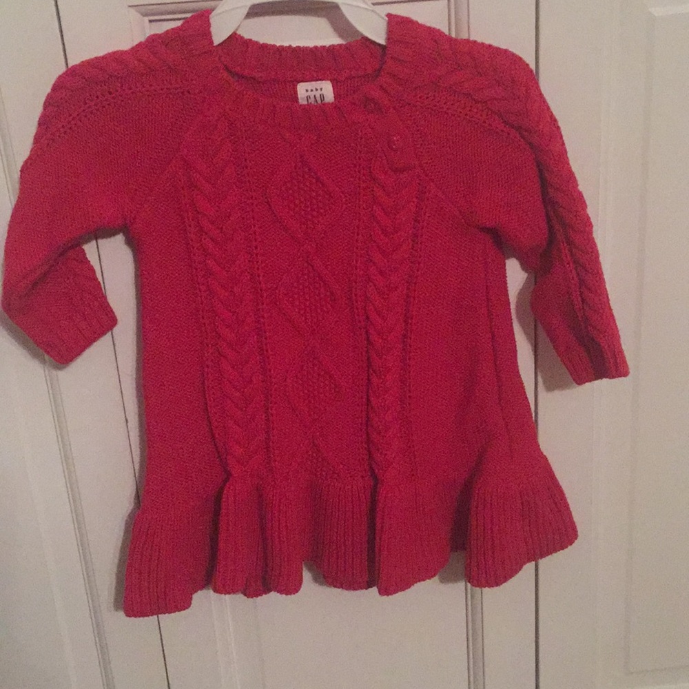 Gap cable knit dress 6-12 months NWOT